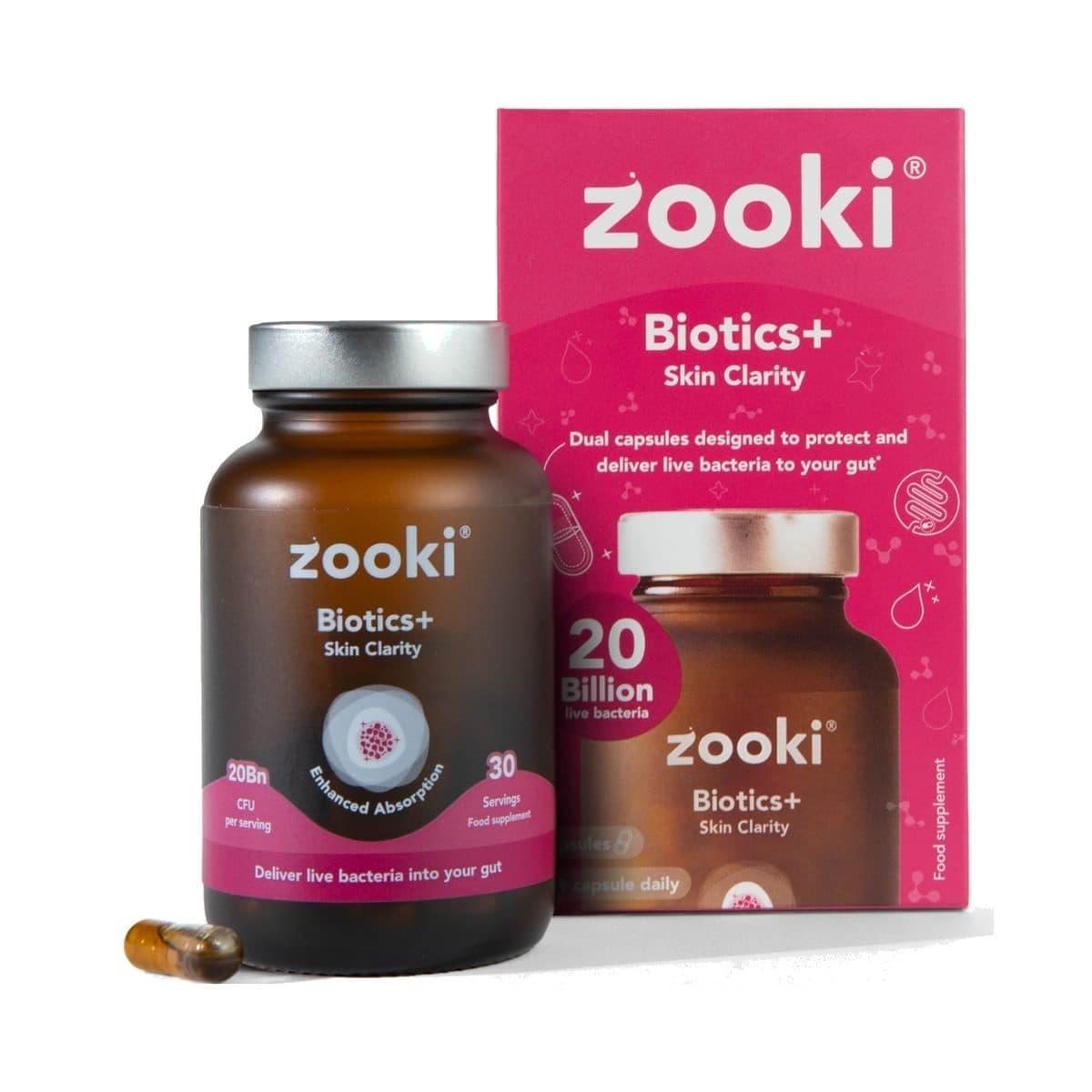 Zooki Biotics+ Skin Clarity